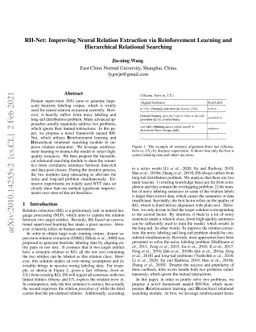 RH-Net: Improving Neural Relation Extraction via Reinforcement Learning
  and Hierarchical Relational Searching