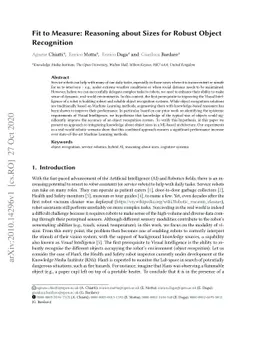 Fit to Measure: Reasoning about Sizes for Robust Object Recognition