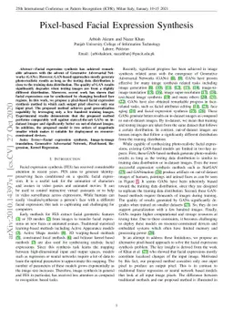 Pixel-based Facial Expression Synthesis