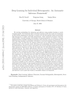 Deep Learning for Individual Heterogeneity