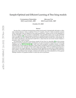 Sample-Optimal and Efficient Learning of Tree Ising models