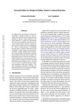 Towards Ethics by Design in Online Abusive Content Detection