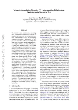 "where is this relationship going?": Understanding Relationship
  Trajectories in Narrative Text