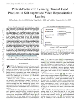 Pretext-Contrastive Learning: Toward Good Practices in Self-supervised
  Video Representation Leaning