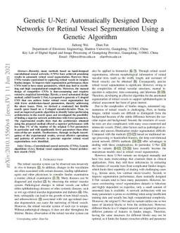 Genetic U-Net: Automatically Designed Deep Networks for Retinal Vessel
  Segmentation Using a Genetic Algorithm