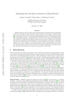 Analyzing the tree-layer structure of Deep Forests