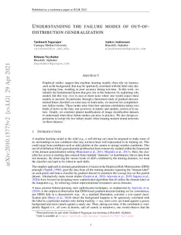 Understanding the Failure Modes of Out-of-Distribution Generalization