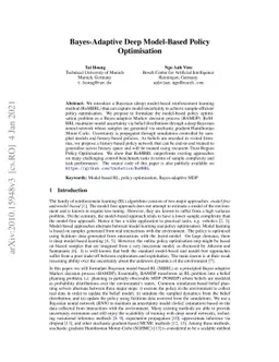 Bayes-Adaptive Deep Model-Based Policy Optimisation