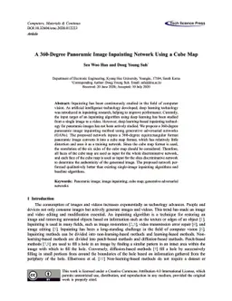 PIINET: A 360-degree Panoramic Image Inpainting Network Using a Cube Map
