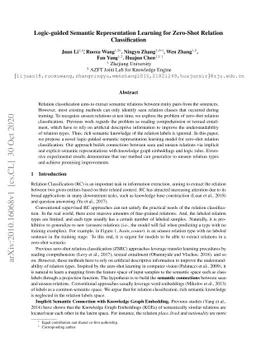 Logic-guided Semantic Representation Learning for Zero-Shot Relation
  Classification