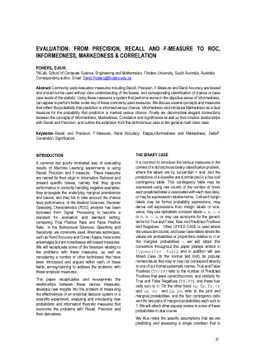 Evaluation: from precision, recall and F-measure to ROC, informedness,
  markedness and correlation