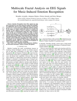 Multiscale Fractal Analysis on EEG Signals for Music-Induced Emotion
  Recognition