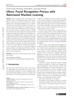 Ulixes: Facial Recognition Privacy with Adversarial Machine Learning