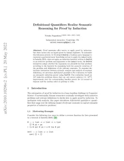 Definitional Quantifiers Realise Semantic Reasoning for Proof by
  Induction