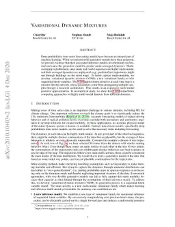 Variational Dynamic Mixtures