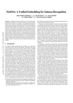 FishNet: A Unified Embedding for Salmon Recognition