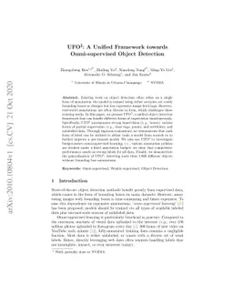 UFO$^2$: A Unified Framework towards Omni-supervised Object Detection