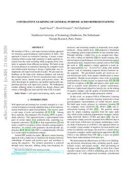 Contrastive Learning of General-Purpose Audio Representations