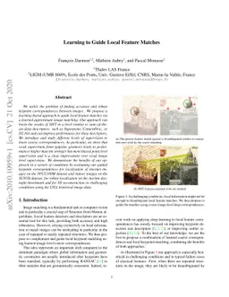 Learning to Guide Local Feature Matches