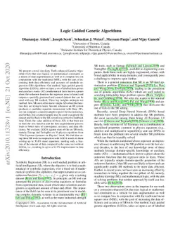 Logic Guided Genetic Algorithms