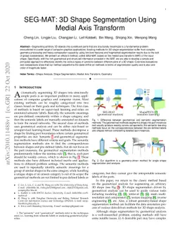 SEG-MAT: 3D Shape Segmentation Using Medial Axis Transform