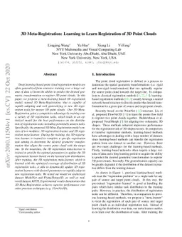 3D Meta-Registration: Learning to Learn Registration of 3D Point Clouds