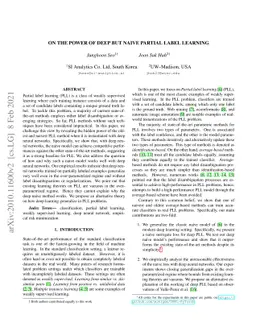 On the Power of Deep but Naive Partial Label Learning