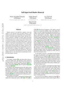 Self-Supervised Shadow Removal