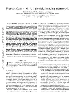 PlenoptiCam v1.0: A light-field imaging framework