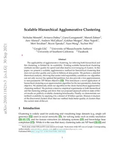 Scalable Hierarchical Agglomerative Clustering