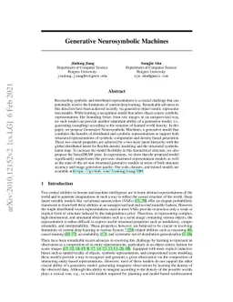 Generative Neurosymbolic Machines
