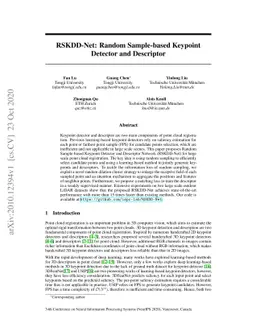 RSKDD-Net: Random Sample-based Keypoint Detector and Descriptor