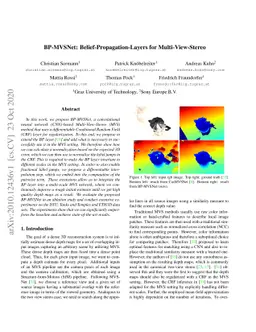 BP-MVSNet: Belief-Propagation-Layers for Multi-View-Stereo