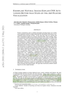 Exemplary Natural Images Explain CNN Activations Better than
  State-of-the-Art Feature Visualization