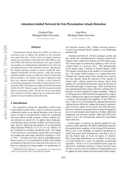 Attention-Guided Network for Iris Presentation Attack Detection