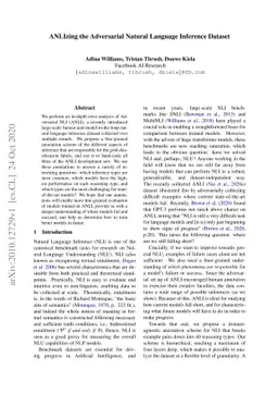 ANLIzing the Adversarial Natural Language Inference Dataset