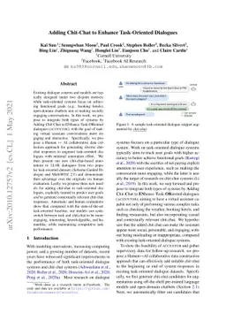 Adding Chit-Chat to Enhance Task-Oriented Dialogues