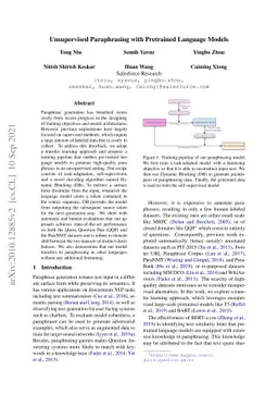 Unsupervised Paraphrasing with Pretrained Language Models