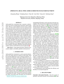 APB2FaceV2: Real-Time Audio-Guided Multi-Face Reenactment
