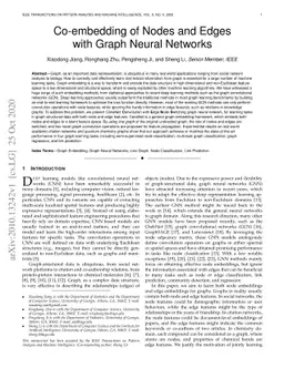 Co-embedding of Nodes and Edges with Graph Neural Networks