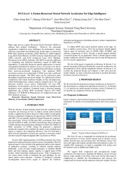 RNNAccel: A Fusion Recurrent Neural Network Accelerator for Edge
  Intelligence