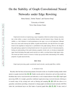 On the Stability of Graph Convolutional Neural Networks under Edge
  Rewiring