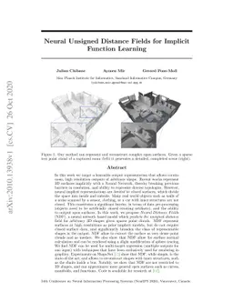 Neural Unsigned Distance Fields for Implicit Function Learning