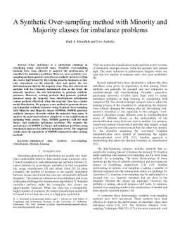 A Synthetic Over-sampling method with Minority and Majority classes for
  imbalance problems