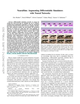 NeuralSim: Augmenting Differentiable Simulators with Neural Networks