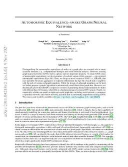 Automorphic Equivalence-aware Graph Neural Network