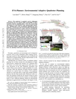 EVA-Planner: Environmental Adaptive Quadrotor Planning