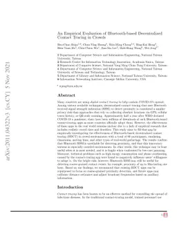 An Empirical Evaluation of Bluetooth-based Decentralized Contact Tracing
  in Crowds