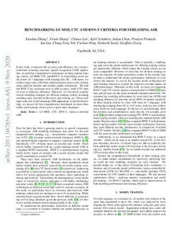 Benchmarking LF-MMI, CTC and RNN-T Criteria for Streaming ASR