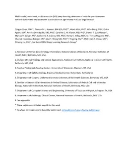 Multi-modal, multi-task, multi-attention (M3) deep learning detection of
  reticular pseudodrusen: towards automated and accessible classification of
  age-related macular degeneration